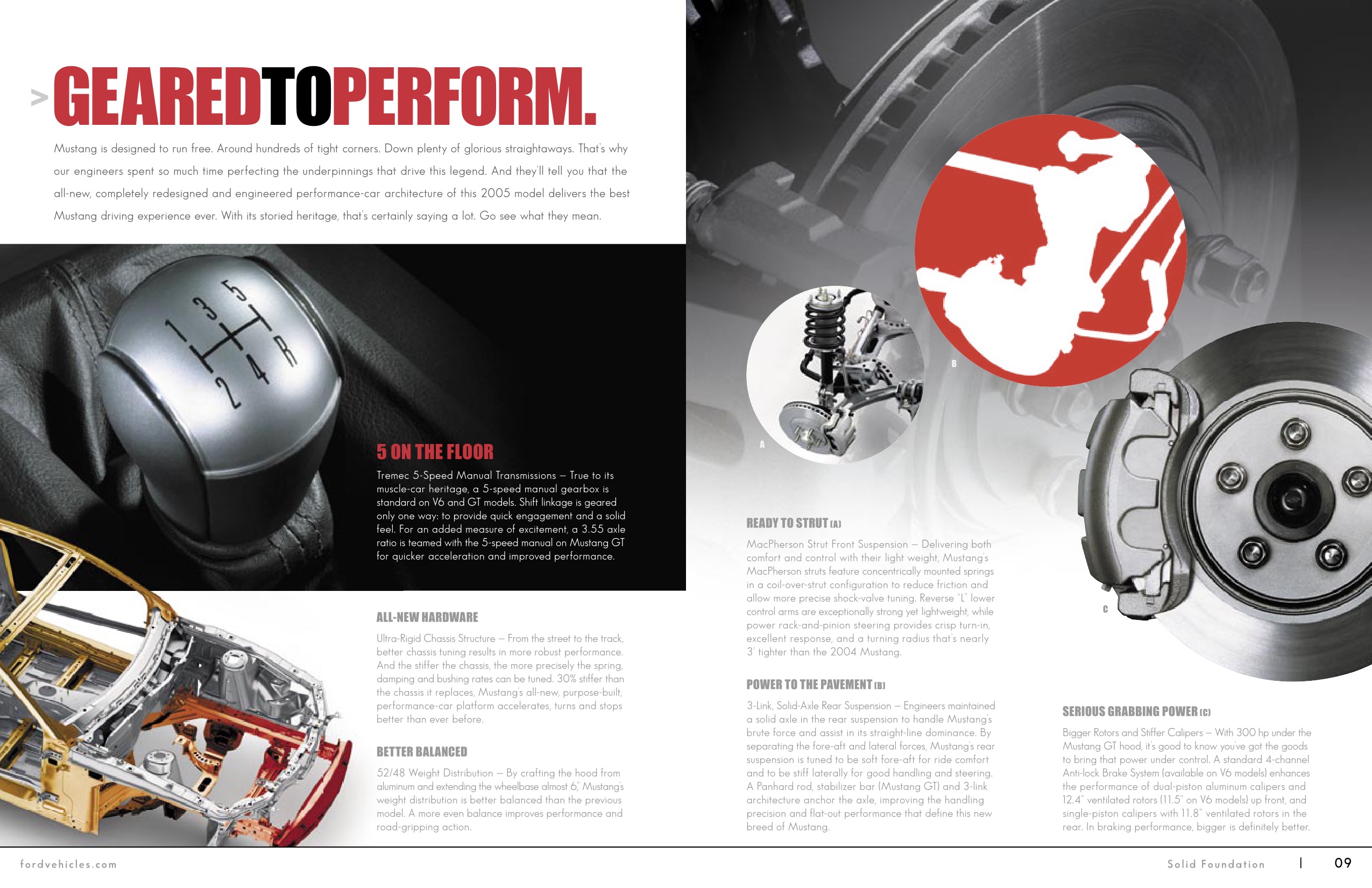 2005 Ford Mustang Brochure Page 1